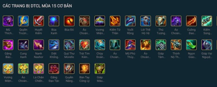 ghép đồ tft